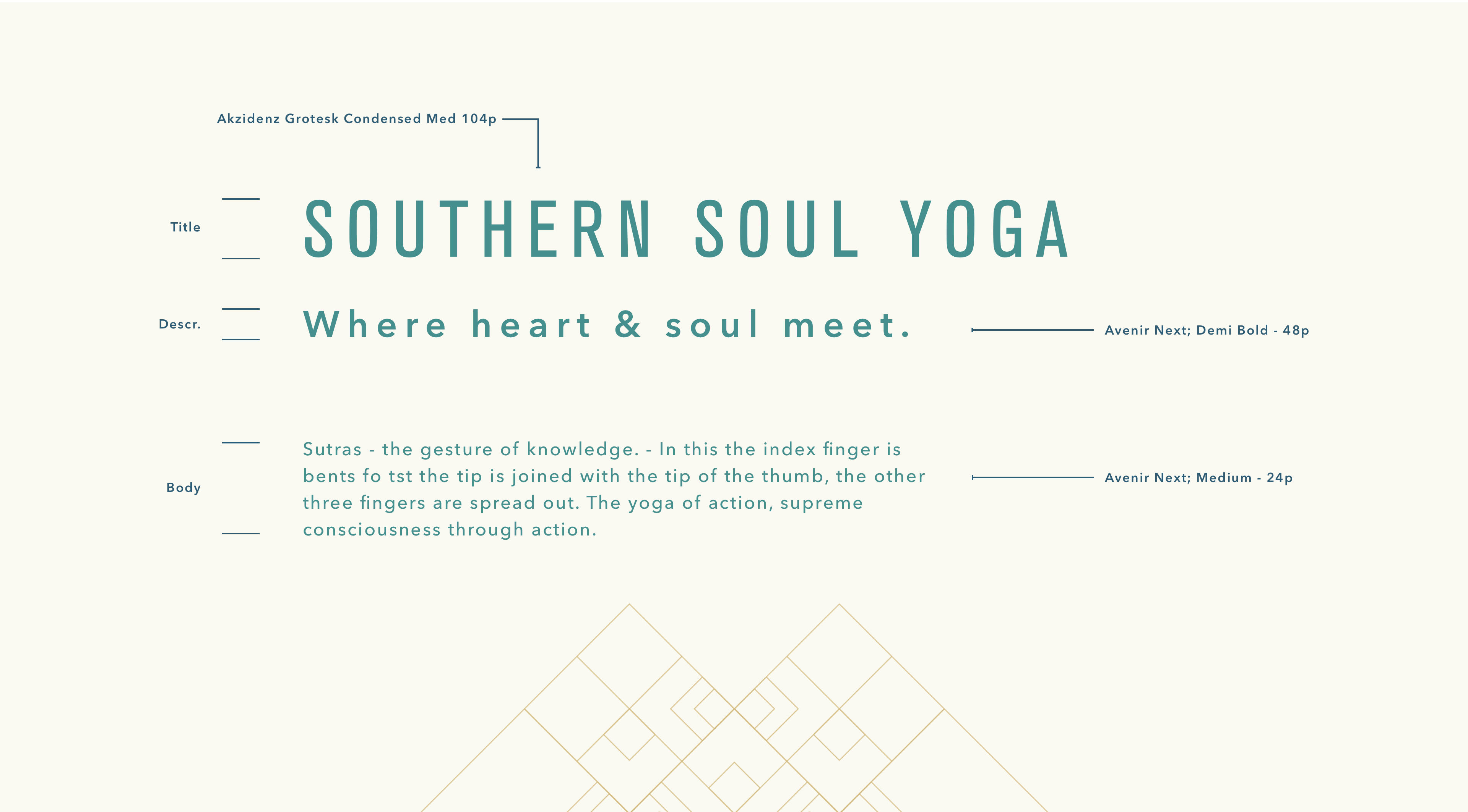 Southern Soul Yoga Typography